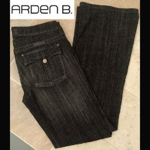 🔵3/$15 Arden B LOLA Flare Leg Black Low Rise Jean